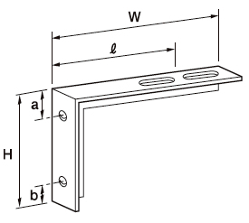 L型ブラケット